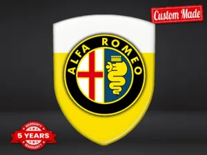 Alfa Romeo Autoaufkleber Robust Stern Hochwertig
